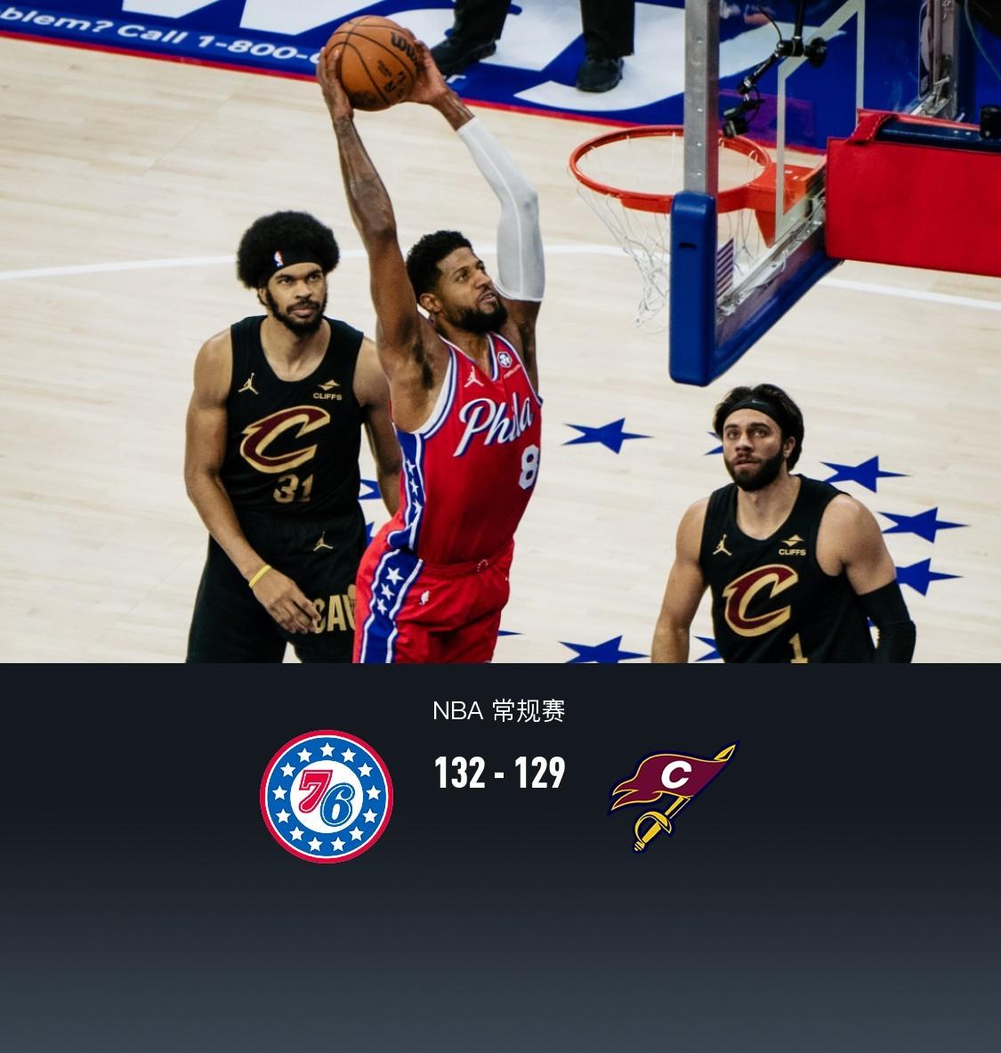 步行者三巨头联手，76人得分突破，米切尔冲击季后赛！