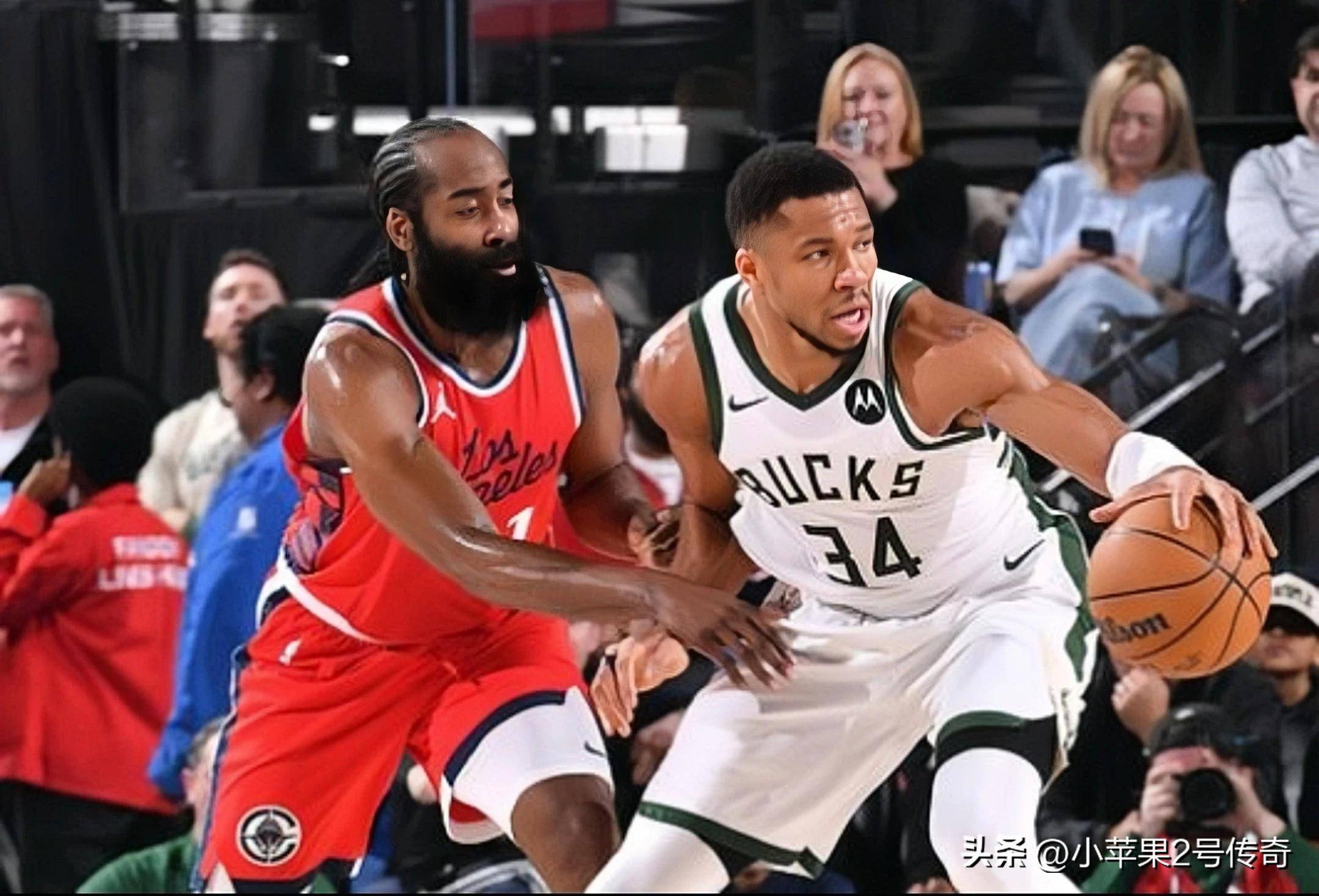 哈登惊艳全场，全明星入选助攻爆棚，雄鹿逆转取胜！